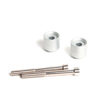 KIT TORRETAS DE MANILLAR GRIS ALTURA 30MM BMW F 800 GS 2008-2016