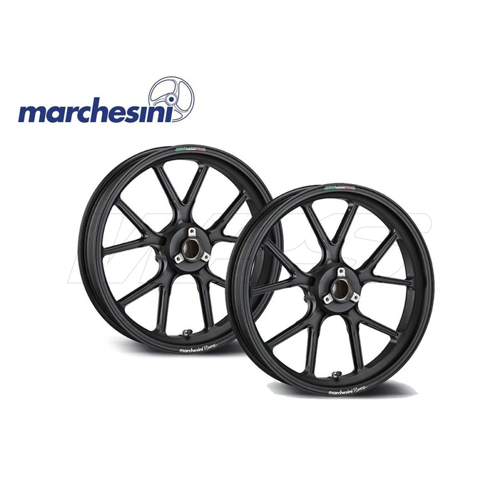 PAR DE LLANTAS ALUMINIO EJE MARCHESINI 17MM 17.5X2.50 / 17X3.5 HONDA MOTO 3