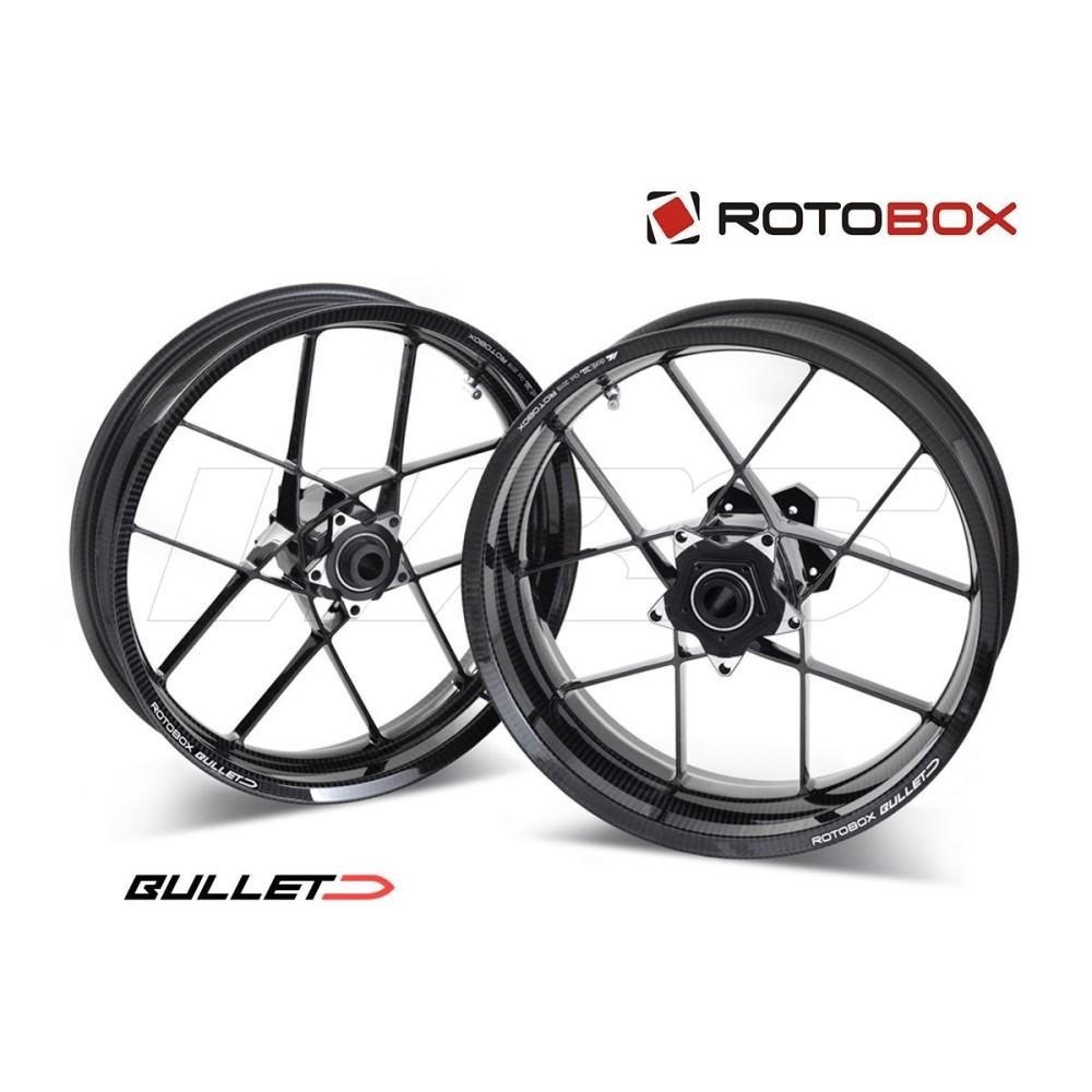 PAR DE LLANTAS DE CARBONO ROTOBOX BULLET DUCATI PANIGALE V4 / S 2025 PAR DE LLANTAS DE CARBONO ROTOBOX BULLET DUCATI PANIGALE V4 / S 2025