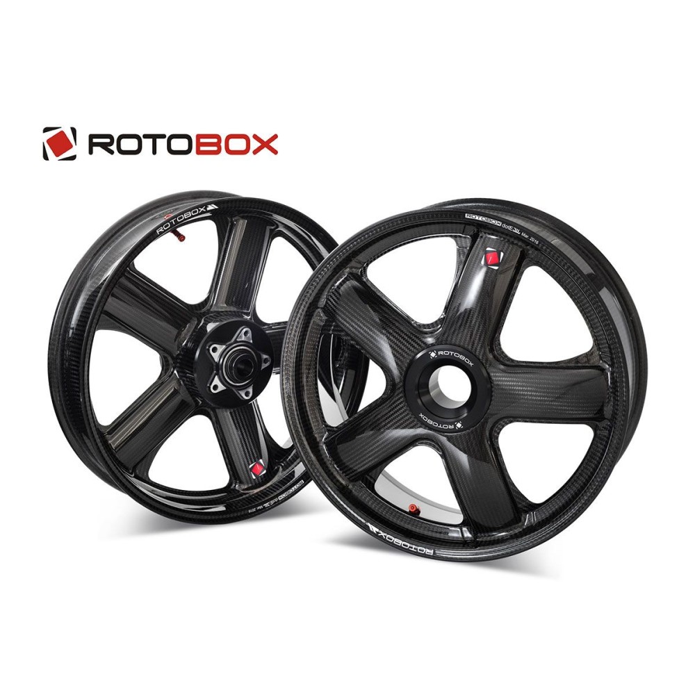 PAR DE LLANTAS DE CARBONO ROTOBOX RBX2 DE UN BRAZO HONDA CB 1000 R 2018-2023 PAR DE LLANTAS DE CARBONO ROTOBOX RBX2 DE UN BRAZO HONDA CB 1000 R 2018-2023