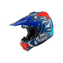 CASCO OFF ROAD ARAI MX-V EVO STREAM AZUL 22-06