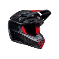 CASCO OFF ROAD BELL MOTO-10 SPHERICAL 2023 NEGRO / ROJO