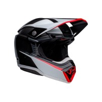 CASCO OFF ROAD BELL MOTO-10 ESFÉRICO RENEN CRUX 2 NEGRO/BLANCO