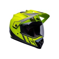 CASCO BELL MX-9 ADV MIPS DASH OFF ROAD AMARILLO FLUO Y GRIS