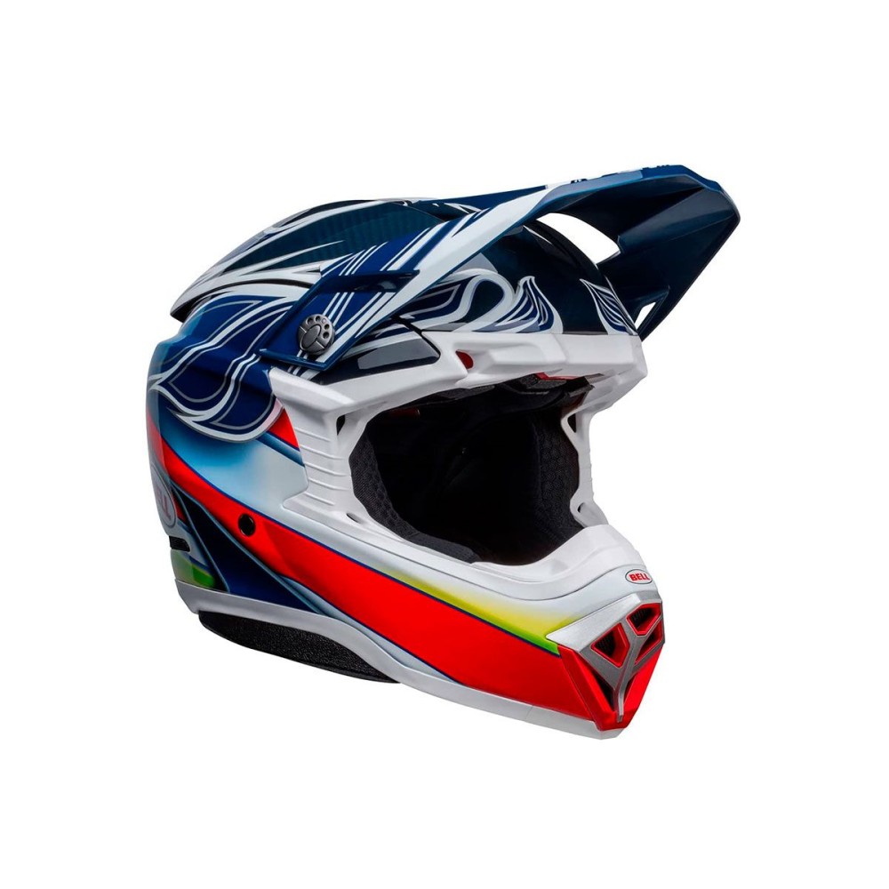 CASCO OFF ROAD BELL MOTO-10 ESFÉRICO TOMACRPC23 AZUL Y BLANCO CASCO OFF ROAD BELL MOTO-10 ESFÉRICO TOMACRPC23 AZUL Y BLANCO