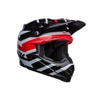 CASCO OFF ROAD BELL MOTO-9S FLEX 2023 BANSHEE NEGRO/ROJO
