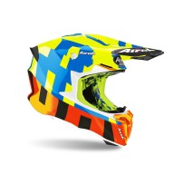 CASCO AIROH OFF ROAD TWIST 2.0 CHASIS AMARILLO FLUOR