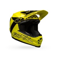 CASCO OFF ROAD BELL MOTO-9 YOUTH FASTHOUSE NEWHALL NEGRO Y AMARILLO FLUOR