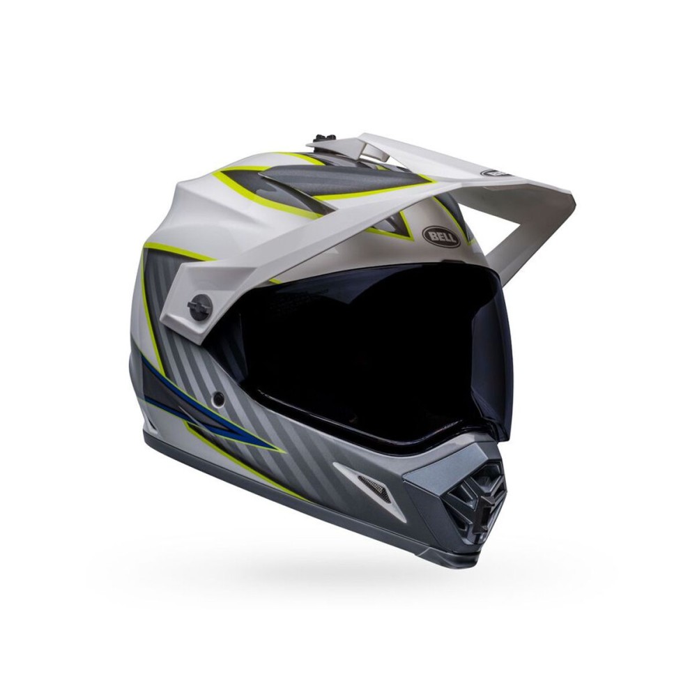 CASCO OFF ROAD BELL MX-9 ADV MIPS DALTON BLANCO Y AMARILLO FLUOR