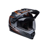 CASCO OFF ROAD BELL MX-9 ADV MIPS DALTON NEGRO Y NARANJA