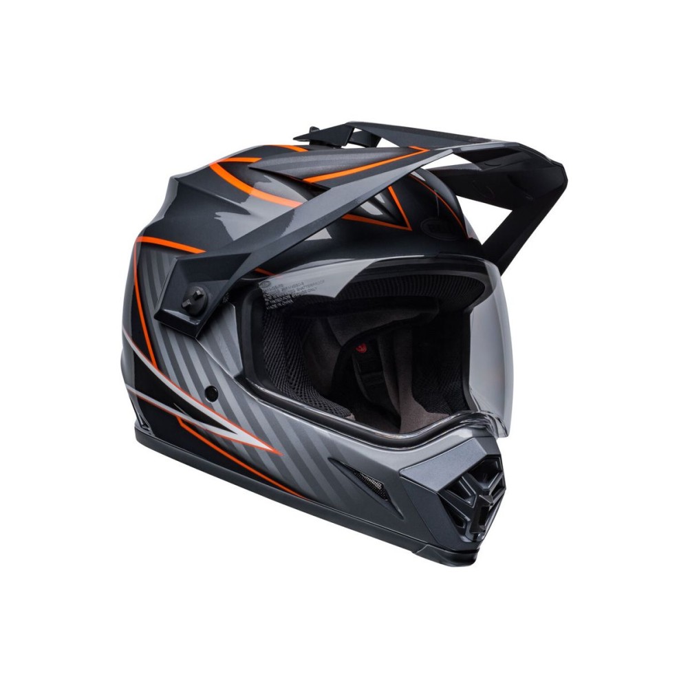 CASCO OFF ROAD BELL MX-9 ADV MIPS DALTON NEGRO Y NARANJA