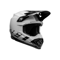 CASCO OFF ROAD BELL MOTO-9 MIPS LOUVER BLANCO Y NEGRO