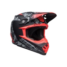 CASCO OFF ROAD BELL MOTO-9 MIPS VENOM NEGRO CAMO Y ROJO MATE