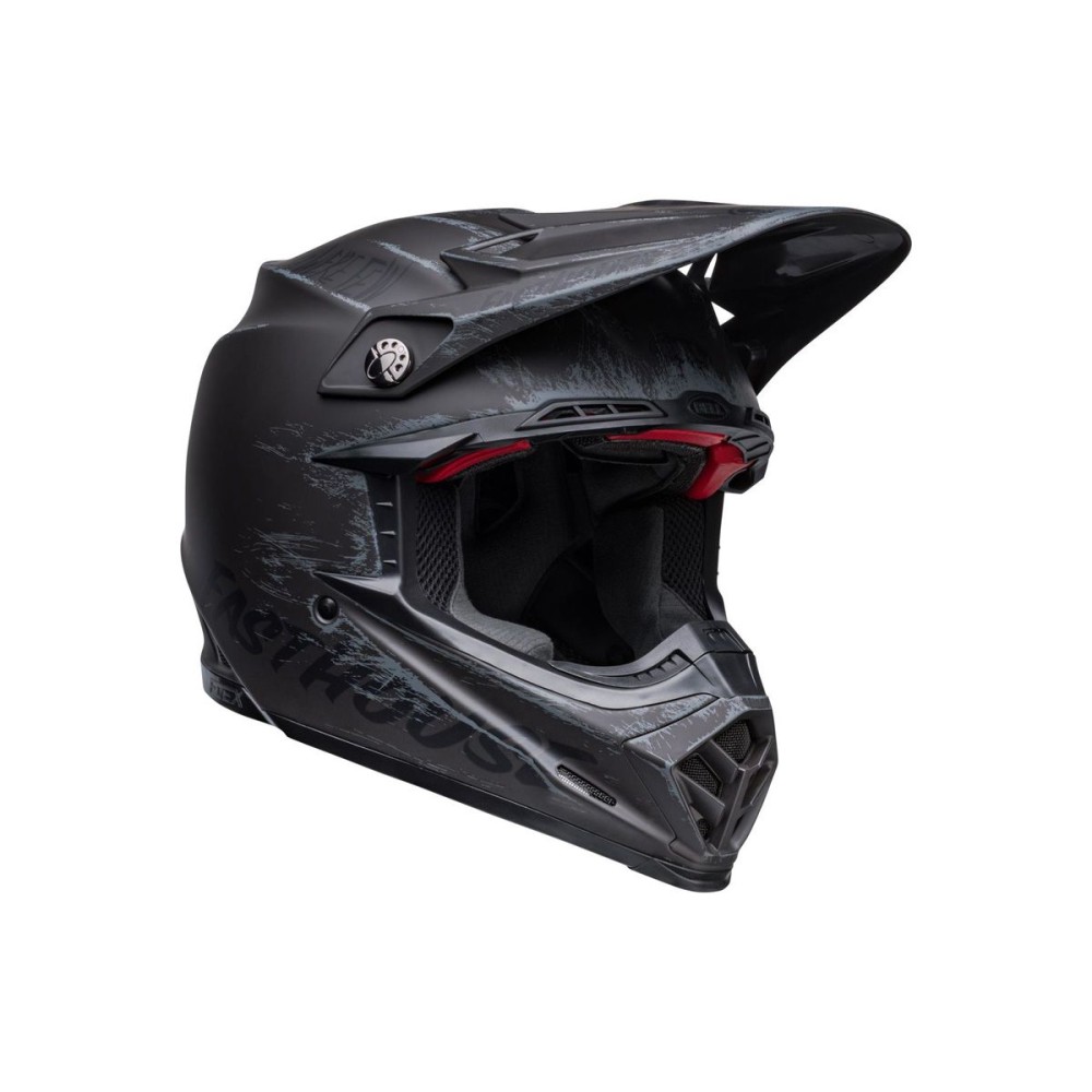 CASCO OFF ROAD BELL MOTO-9S FLEX FASTHOUSE MOJAVE NEGRO Y GRIS MATE