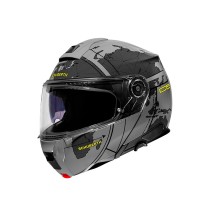 CASCO MODULAR SCHUBERTH C5 ECE DEKOR GLOBE GRIS