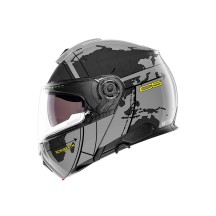CASCO MODULAR SCHUBERTH C5 ECE DEKOR GLOBE GRIS