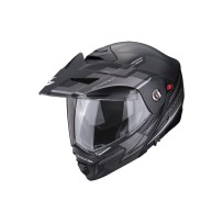 CASCO MODULAR SCORPION ADX-2 CARRERA NEGRO PLATA MATE