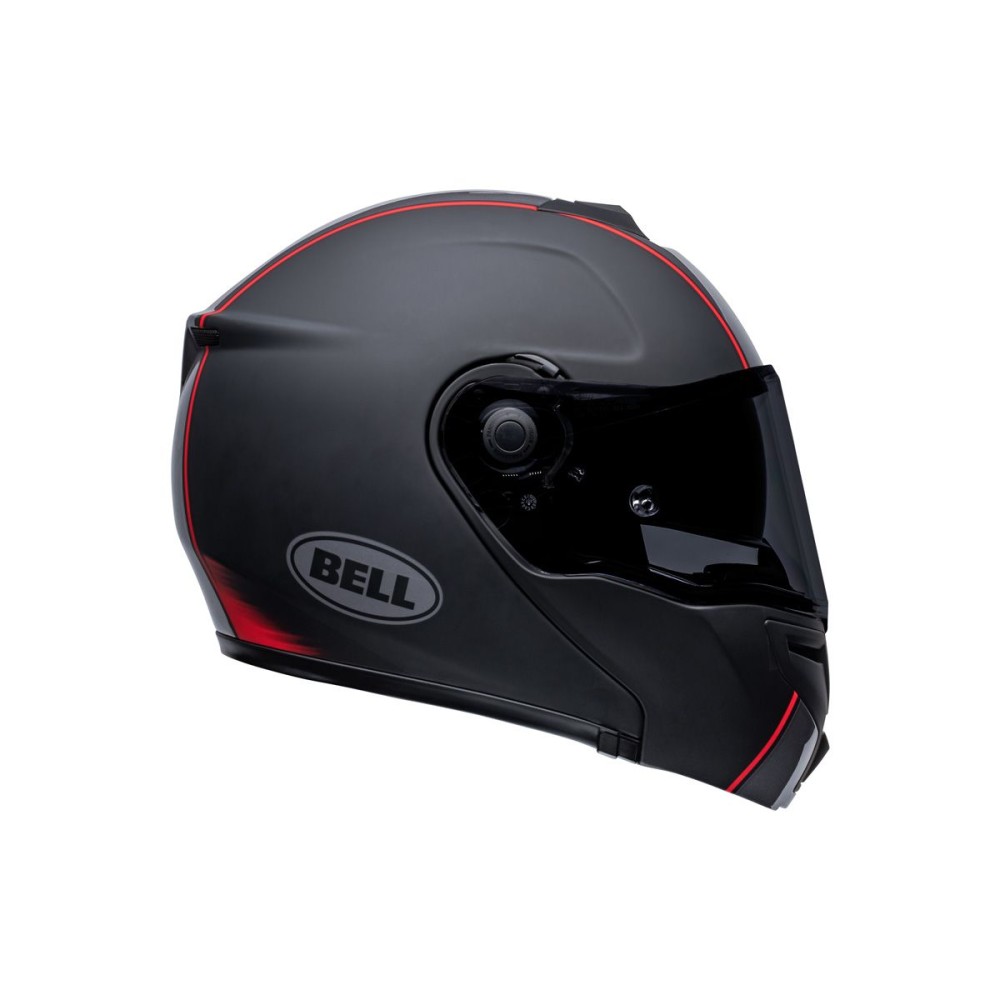 CASCO MODULAR BELL SRT M HARTLUCK JAMO NEGRO ROJO MATE Y BRILLO