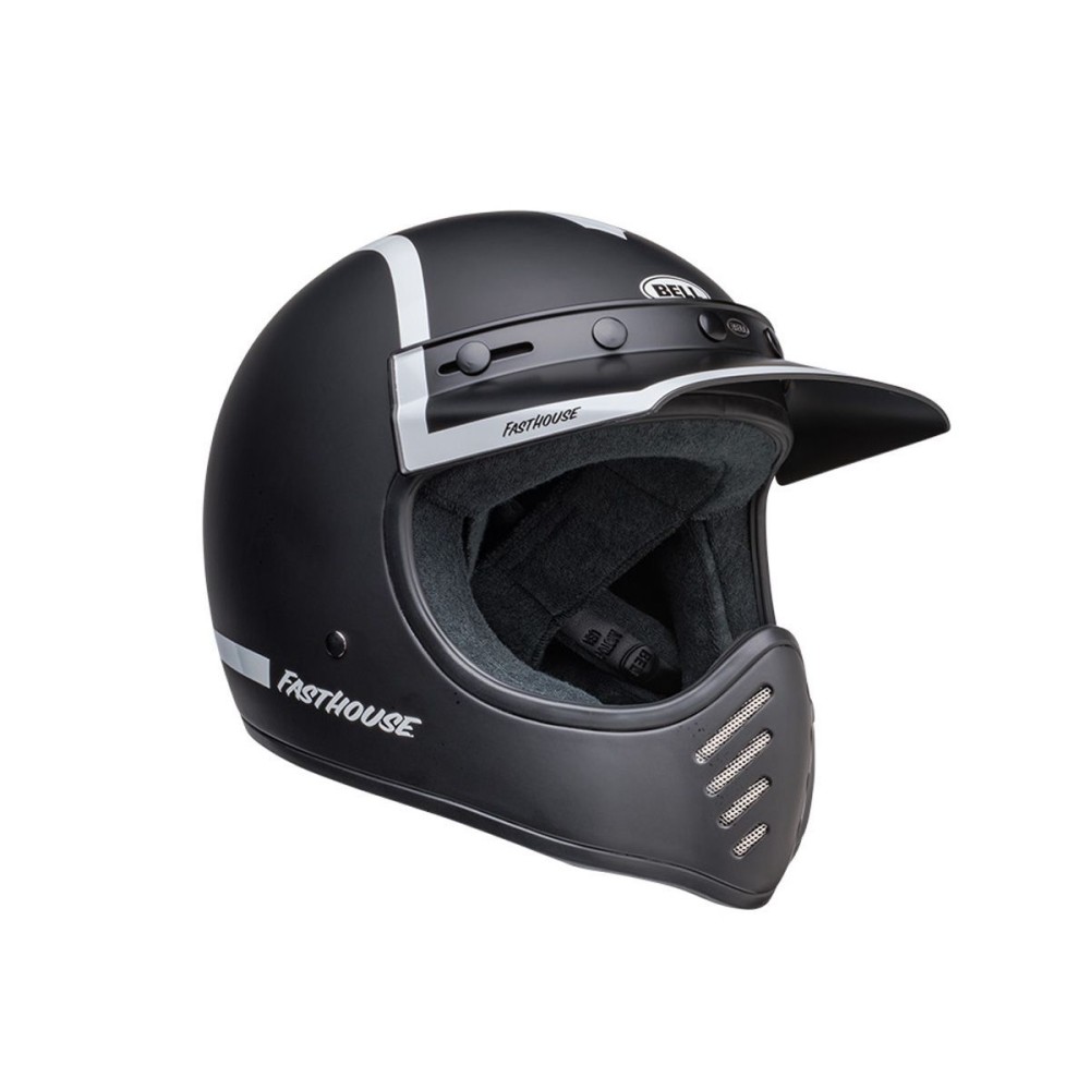 CASCO BELL MOTO-3 FASTHOUSE OLD ROAD NEGRO/BLANCO MATE/BRILLO CASCO BELL MOTO-3 FASTHOUSE OLD ROAD NEGRO/BLANCO MATE/BRILLO