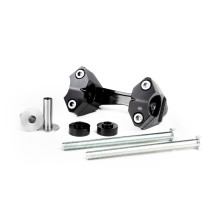 RISERS HANDLEBAR 2DGT GILLES TOOLING BLACK HONDA AFRICA TWIN CRF 1100 L 2020-2025