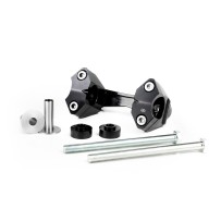 RISERS HANDLEBAR 2DGT GILLES TOOLING BLACK HONDA AFRICA TWIN CRF 1100 L 2020-2025