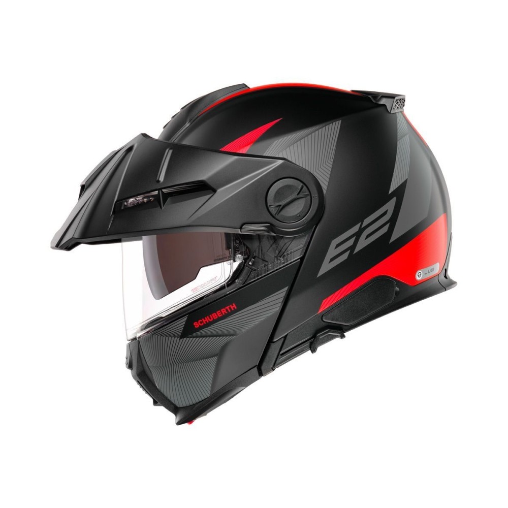 CASCO SCHUBERTH E2 TOURING DEFENDER ROJO