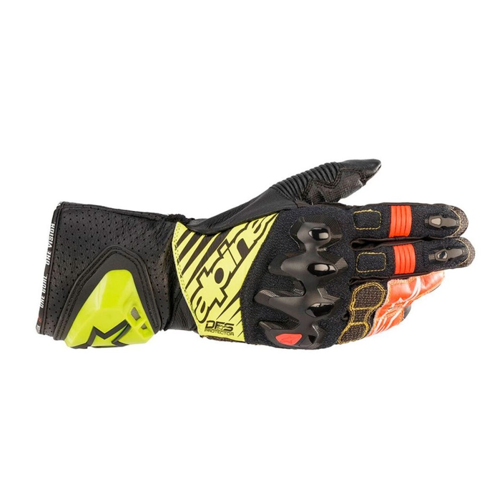 GUANTES GP TECH V2 ALPINESTARS NEGRO/AMARILLO/BLANCO/ROJO GUANTES GP TECH V2 ALPINESTARS NEGRO/AMARILLO/BLANCO/ROJO