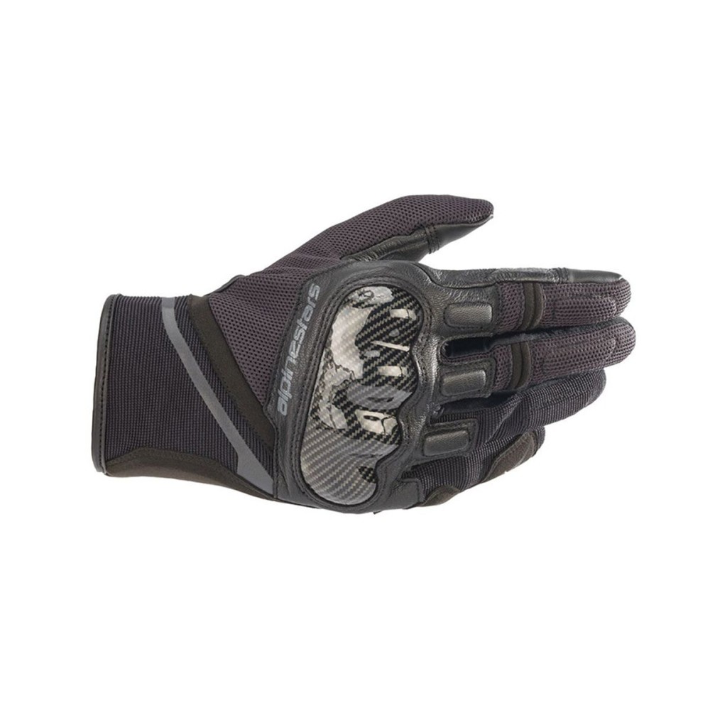 GUANTES CARRETERA ALPINESTARS CHROME NEGRO/GRIS GUANTES CARRETERA ALPINESTARS CHROME NEGRO/GRIS