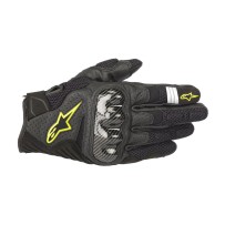 GUANTES SMX-1 AIR V2 ALPINESTARS NEGRO/AMARILLO