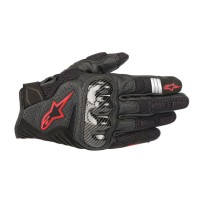 GUANTES SMX-1 AIR V2 ALPINESTARS NEGRO/ROJO
