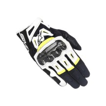 GUANTES SMX-2 AIR CARBON V2 ALPINESTARS NEGRO/BLANCO/AMARILLO