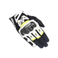 GUANTES SMX-2 AIR CARBON V2 ALPINESTARS NEGRO/BLANCO/AMARILLO