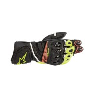 GUANTES GP PLUS R V2 ALPINESTARS NEGRO/AMARILLO/ROJO