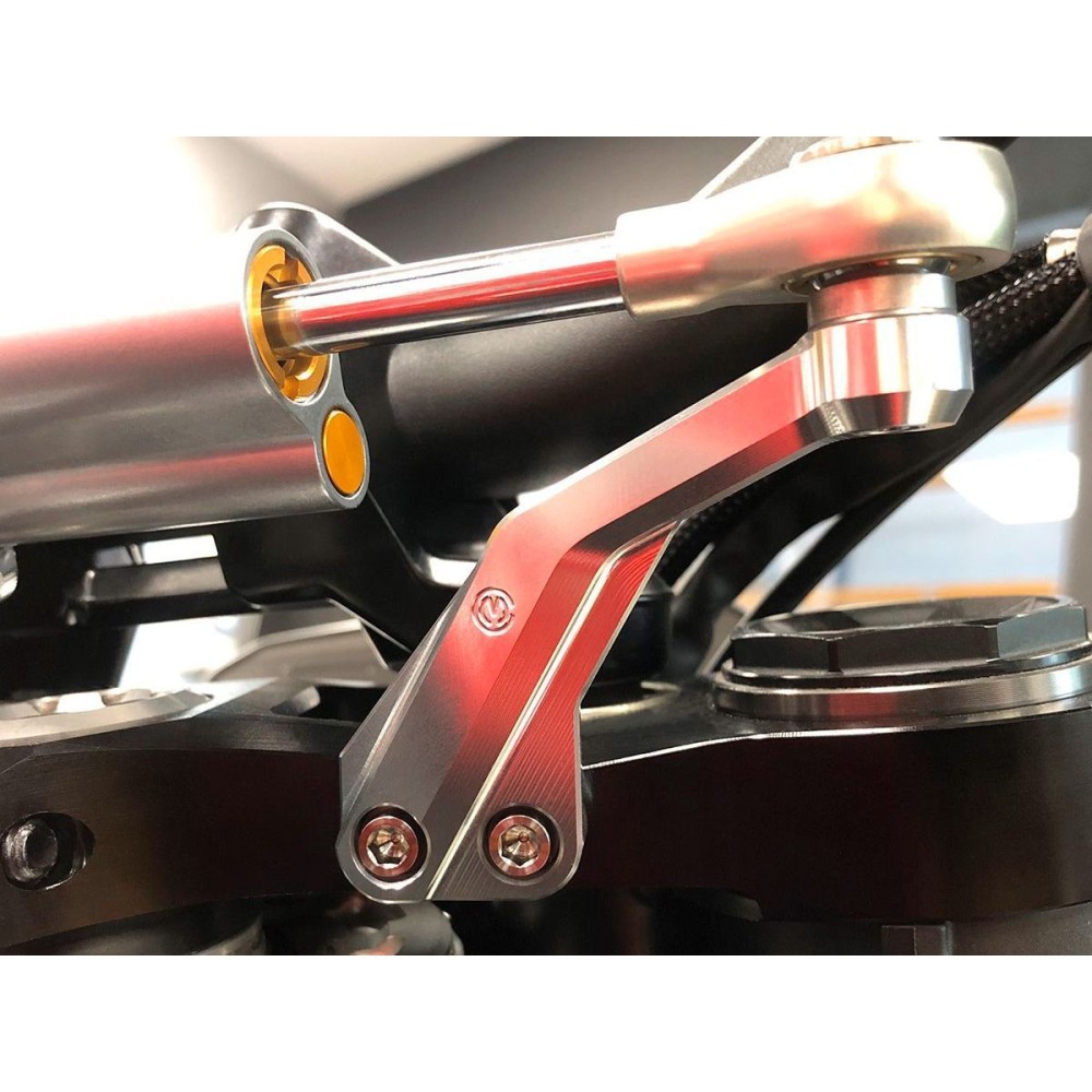 SOPORTES DE SOPORTE AMORTIGUADOR DE DIRECCIÓN OHLINS MOTOCORSE DUCATI STREETFIGHTER V4 / S / SP 20-23 SOPORTES DE SOPORTE AMORTIGUADOR DE DIRECCIÓN OHLINS MOTOCORSE DUCATI STREETFIGHTER V4 / S / SP 20-23