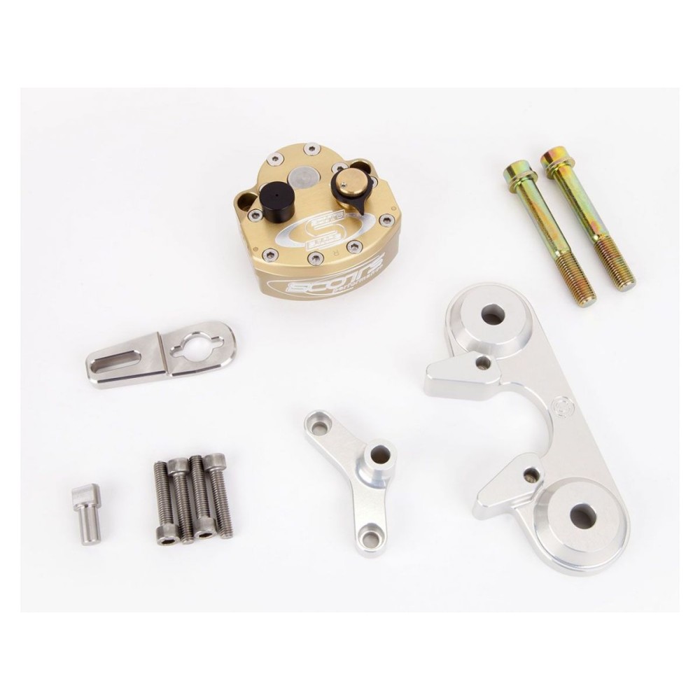 KIT COMPLETO DE AMORTIGUADOR DE DIRECCIÓN ROTATIVA MOTOCORSE SCOTTS MV AGUSTA RIVALE 800 2014-17 KIT COMPLETO DE AMORTIGUADOR DE DIRECCIÓN ROTATIVA MOTOCORSE SCOTTS MV AGUSTA RIVALE 800 2014-17