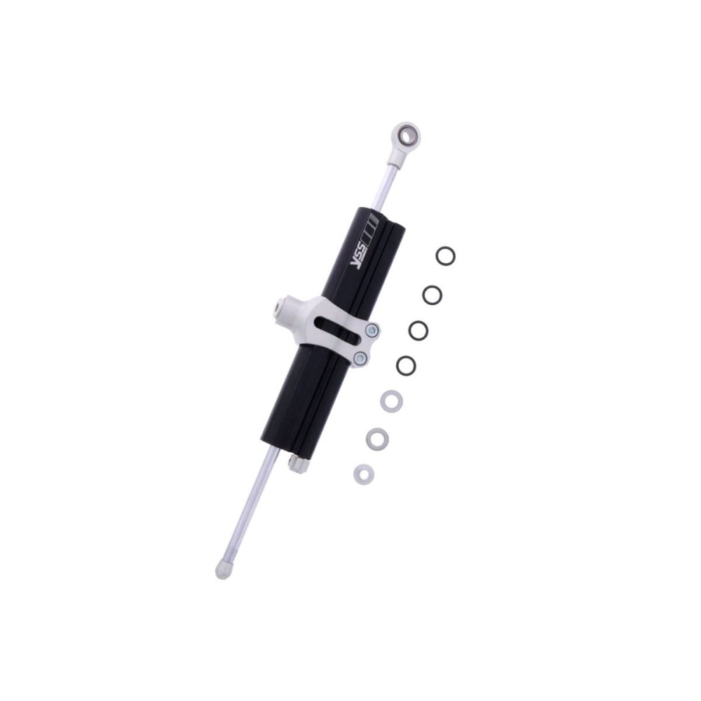 AMORTIGUADOR DE DIRECCION NEGRO 120MM TOP LINE YSS EG188-120C-02-8