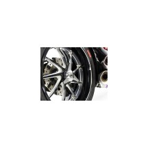 DESLIZADOR DEL EJE DE LA RUEDA TRASERA DISEÑO MOTOCORSE ESTILO SPINNER DUCATI MULTISTRADA 1200 2010-14