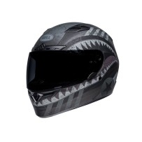 CASCO INTEGRAL BELL QUALIFIER DLX MIPS DEVIL MAY CARE NEGRO Y GRIS MATE