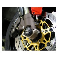 DESLIZADOR EJE RUEDA DELANTERA CON TORNILLOS DE TITANIO MOTOCORSE MV AGUSTA BRUTALE 910 S 2005-07