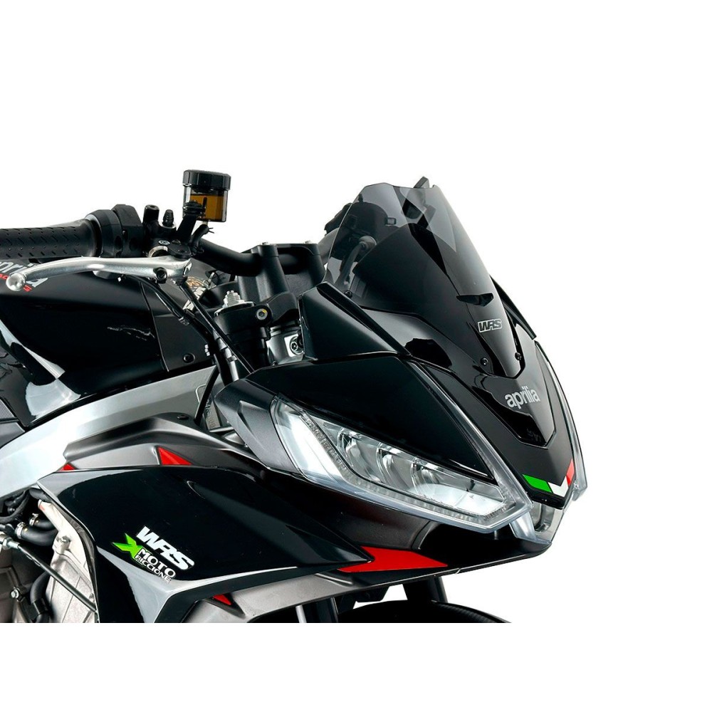 PARABRISAS WRS SPORT AHUMADO OSCURO APRILIA TUONO V4 / FACTORY 2021-2024 PARABRISAS WRS SPORT AHUMADO OSCURO APRILIA TUONO V4 / FACTORY 2021-2024
