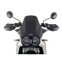 PARABRISAS ENDURO NEGRO BRILLANTE WRS DUCATI DESERT X / RALLY / DISCOVERY 2022-2025