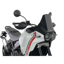 PARABRISAS ENDURO NEGRO BRILLANTE WRS DUCATI DESERT X / RALLY / DISCOVERY 2022-2025