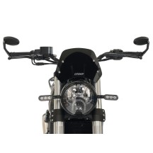 PANTALLA DEPORTIVA WRS NEGRO BRILLANTE BENELLI LEONCINO 500 2017-2024