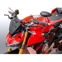 PANTALLA DEPORTIVA WRS NEGRO MATE DUCATI STREETFIGHTER V4 / S 2020-2024