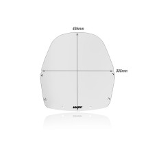 PARABRISAS TRANSPARENTE ESTÁNDAR WRS HONDA XRV 750 AFRICA TWIN 1990-1992