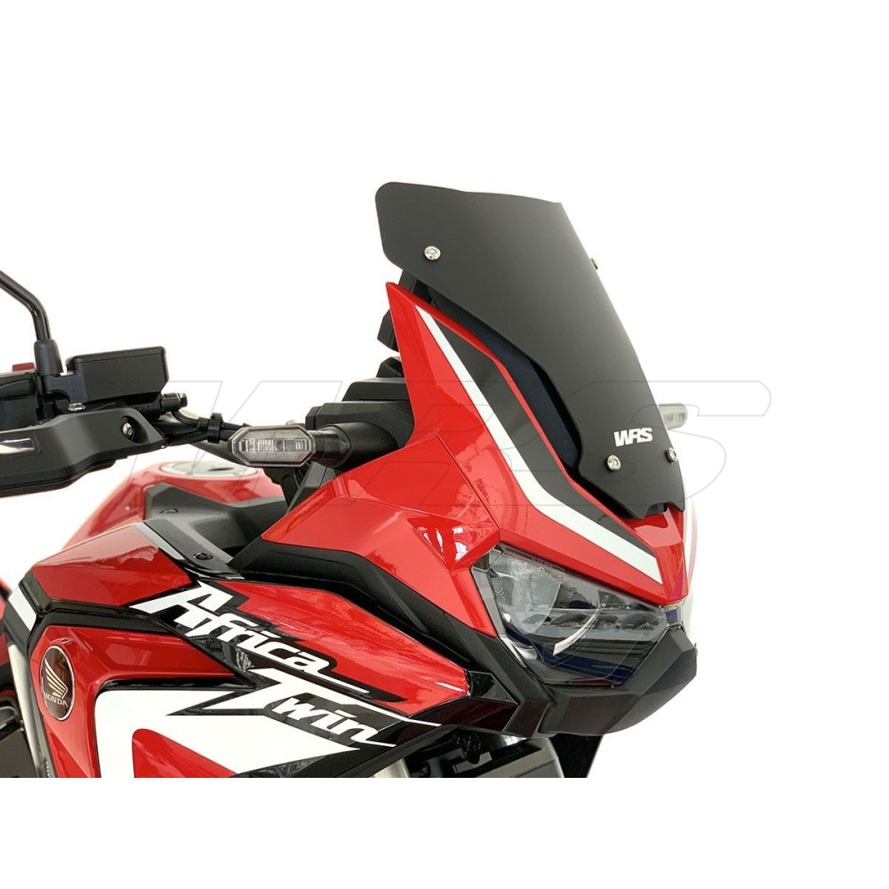 PANTALLA DEPORTIVA WRS NEGRO MATE HONDA AFRICA TWIN CRF 1100 L 2020-2023 PANTALLA DEPORTIVA WRS NEGRO MATE HONDA AFRICA TWIN CRF 1100 L 2020-2023