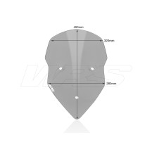 PARABRISAS INTERMEDIO WRS AHUMADO DUCATI MULTISTRADA 1200 / S 2010-2012