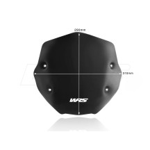 PANTALLA WRS SPORT NEGRO MATE BMW R 1250 R 2019-2024