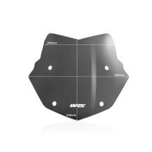 PANTALLA WRS ENDURO HUMO OSCURO BMW R 1200 GS / ADVENTURE 2013-2018