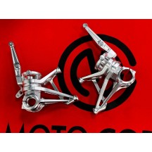KIT DE MONTAJE RADIAL SBK MOTOCORSE PARA HORQUILLAS OHLINS 100MM DUCATI MULTISTRADA V4 PP / RS 22-24